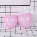 Light pink heart-shaped 10-inch latex balloon for romantic wedding and party decoration - Macaron Heart / Pink
