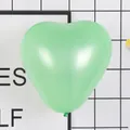 Light green heart-shaped latex balloon with a smooth glossy finish for wedding decor - Matte Heart / Green