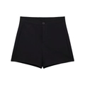 Ensemble chic pour femme avec gilet de costume sans manches et short noir taille haute - Short Noir