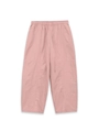 Dettaglio dei pantaloni rosa a gamba larga con coulisse in vita e tessuto in seta fredda - XS / Rosa