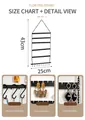 Wall-mounted black iron jewelry display rack for earrings and necklaces organizer - Multi-layer Rack Black