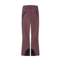 Donkerrode ski-broek met patroon, waterdichte ritszakken en versterkte beenstukken voor skiën - XS / Donker Bourgondië Broek