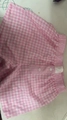 Damen Karo-Shorts in Rosa und Weiß mit hoher Taille und Zierknöpfen - S / Hellrosa Weiß Gingham