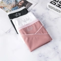 Three-pack low-waist seamless lace maternity panties in black white and pink XL - M / Black White and Pink