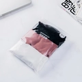 Three seamless antibacterial panties in black, pink, and white, size L, in PE packaging - S / Black+White+Pink