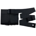 Gaine amincissante noire taille haute avec bande de compression et bordure dentelle - XS / Noir