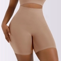Faja reductora sin costuras de talle alto con control de abdomen y realce de glúteos - XS / Color Piel
