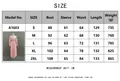 Size chart for V-neck velvet dress with measurements for bust, waist, and length - S / Pink
