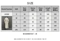 Guide des tailles pour robe longue col en V avec mesures en CM du S au 2XL - S / Abricot