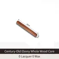 20cm ebony wood rolling pin with 3cm diameter, natural unvarnished wooden texture - 【round At Both Ends】20*3cm / Natural Wood Color [no Wax No Pigment]