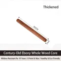Ebony wood rolling pin with 30cm length and 3.5cm diameter for home baking and dough - 【rounded And Thickened At Both Ends】30*3.5cm / Natural Wood Color [no Wax No Pigment]