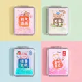 Quicksand makeup mirrors in four cartoon designs including bears, dogs, and rabbits - Full of Luck Series (Rectangular)