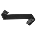 Silky black satin sash for pageants and parties made of high-density smooth fabric - Black