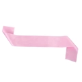 Écharpe en satin rose personnalisable en polyester haute densité pour fêtes et événements - Rose