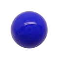 Macro shot of 16mm deep blue resin harmony ball bell for maternity pregnancy necklace - Blue
