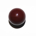 Polished 16mm deep red pregnancy necklace chime ball with high gloss mirror finish - Light Brown