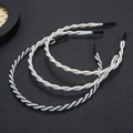 Dreiteiliges Set handgefertigter Haarreifen mit Perlen und Metall für Damenfrisuren - Dreiteiliges Set (Set)