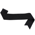 Sparkling black glitter sash for DIY party decoration with high-density silver sequins - Black