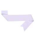 DIY lavender glitter sash made of premium fabric for party decorations and events - White