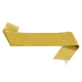 Blank gold glitter sash for DIY party decoration with high-density shimmering finish - Luxury Gold