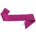 Fuchsia glitter sash for DIY parties featuring a shiny sequin finish on fabric - Rose Red