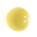 Polished 16mm pale yellow resin bola ball chime for pregnant women necklaces - Yellow