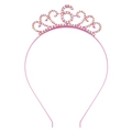 Rosa Strass Prinzessin Tiara Haarreif mit glitzernder Zahl 6 für den 6. Geburtstag - Rosa AB Strass (6 Jahre Alt)