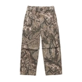 Pantaloni cargo da uomo con stampa mimetica, gamba dritta e tasche laterali grandi - M / Mimetico