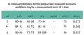 Detailed size guide table for the sleeveless backless slim dress in sizes S, M, and L - Brown/White (Mixed)