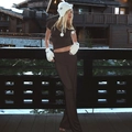 Deep brown two-piece lounge set with short sleeve crop top and wide leg high-waist pants - Brown Short Sleeve Outfit