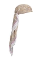 Pañuelo de playa de gasa con estampado de cachemira multicolor en beige y lila - Paisley Púrpura
