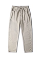 Pantaloni cargo retrò uomo foderati in pile beige con multitasche e taglio dritto - 3XL / Albicocca