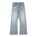 Hellblaue Herren Schlagjeans im Vintage Washed Look mit Used Effekt und retro Ausbleichung - 3XL / Hellblau