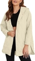 Close-up of diamond quilted stitching and side slit hem on a cream hooded jacket - S / Apricot