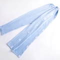 Light blue polka dot adult care pants with Velcro side opening and quilted fabric - M / Blue (Men Pants)