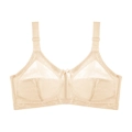 Sujetador de copa completa de encaje floral beige con tirantes anchos de apoyo mujer - 36/80C / Color Piel
