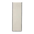 Camino de mesa color crema con un distintivo borde bordado ondulado negro en los lados - Blanco Roto Línea Negra