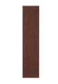Deep brown brushed wool knit scarf for women in a minimalist vertical rectangle style - 155*18cm / Coffee