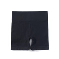 Pantaloncini da yoga a costine senza cuciture da donna in nero classico a vita alta - Taglia S / Pantaloni e gonne / Nero