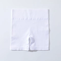 Pantaloncini da yoga bianchi a vita alta senza cuciture in tessuto a coste donna - Taglia S / Pantaloni e gonne / Bianco
