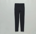 Seamless high-waisted black yoga shorts with a wide waistband for fitness - S / Black Pants
