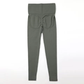 Army green seamless high waisted yoga shorts with scrunch butt lift feature - G9510 Dark Gray Trousers / S
