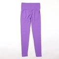 Seamless purple high-waisted yoga shorts with scrunch butt lifting design for fitness - G9510 Purple Trousers / S