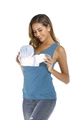 Chaleco portabebés multifuncional azul oscuro con bolsa de soporte para papá y mamá - S / Azul Claro (Mujeres)