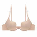 Reggiseno a U profonda senza cuciture color nudo con spalline regolabili per abiti scollati - 70A / Nudo