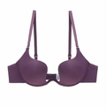 Reggiseno push-up a U senza cuciture viola, perfetto per abiti da sposa scollati - Viola