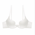 Reggiseno bianco senza cuciture scollatura a U profonda per abiti da sposa aperti - 70A / Bianco