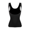 Women's black seamless slimming bodysuit with wide straps and high elastic fabric - XS / Black