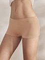 Lot de 5 boxers côtelés taille basse en beige, respirants et confortables pour sport - Taupe Chaud