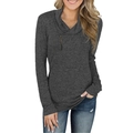Detail van de donkergrijze gebreide textuur en metalen rits op de hoge kraag trui - S / Zwart